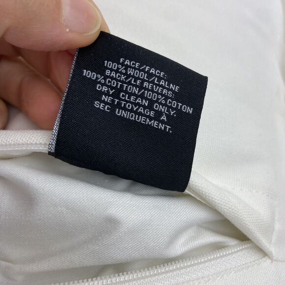 Quince Luxe Mongolian Lamb Wool Ivory Pillow Cover + Duck Feather Pillow Insert - Picture 9 of 10